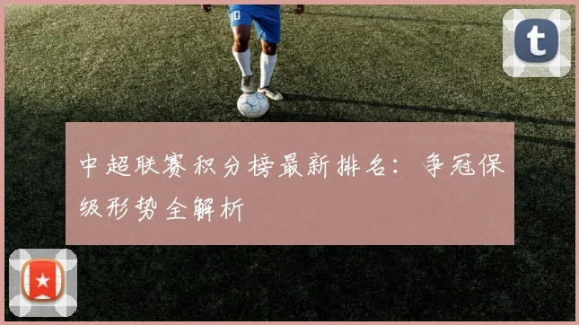 中超联赛积分榜最新排名:争冠保级形势全解析